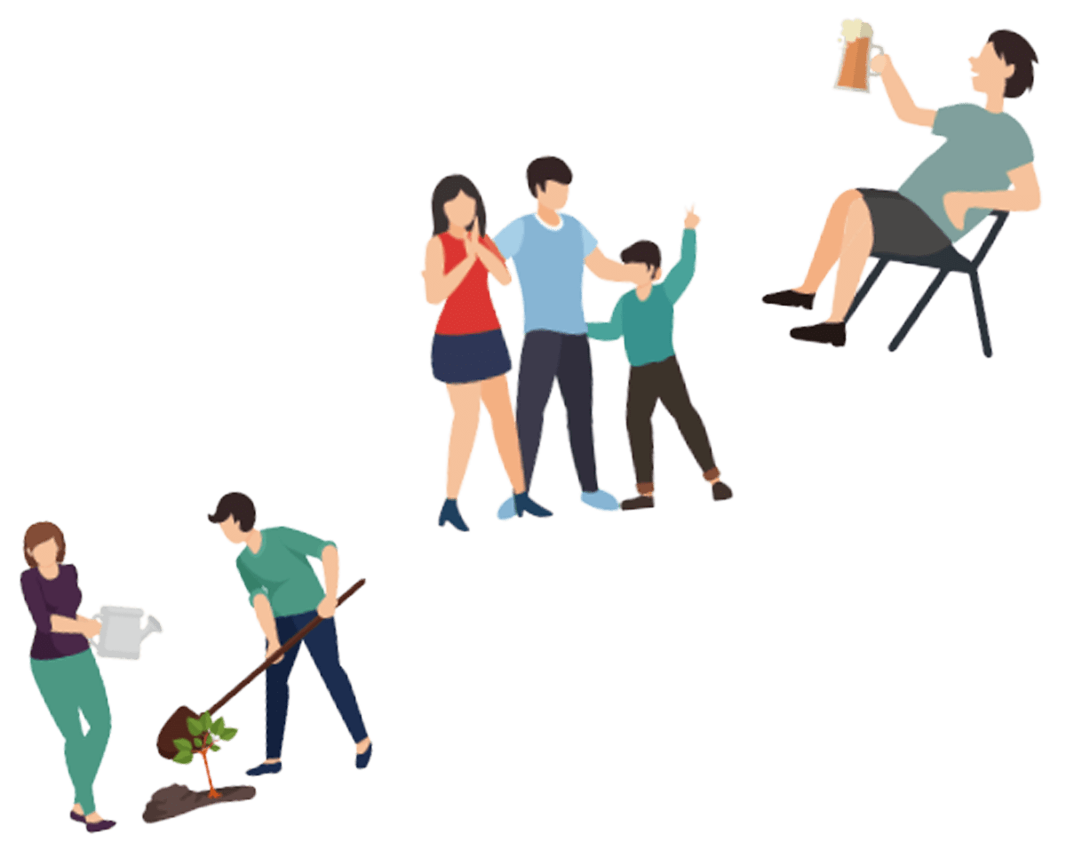 くらしの様子イラスト