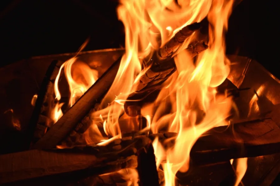 焚き火