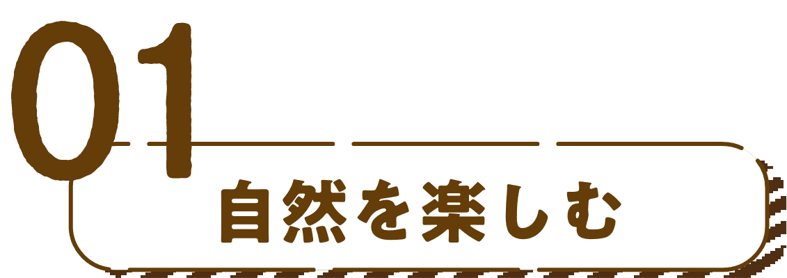 自然を楽しむ