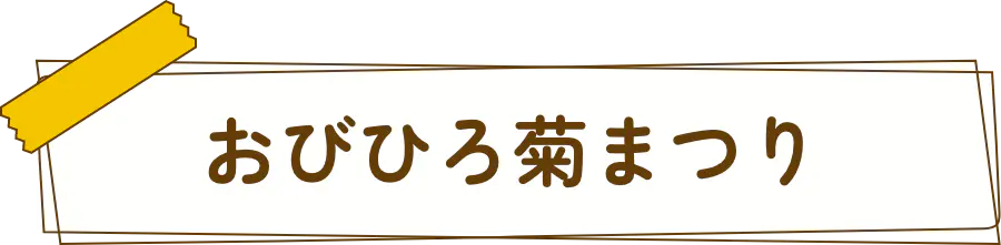 おびひろ菊まつり