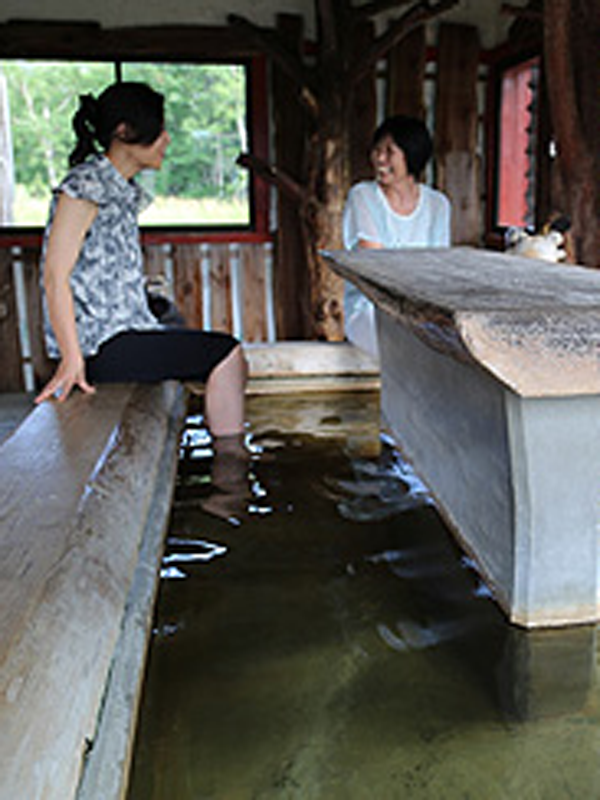 JR川湯温泉駅の足湯